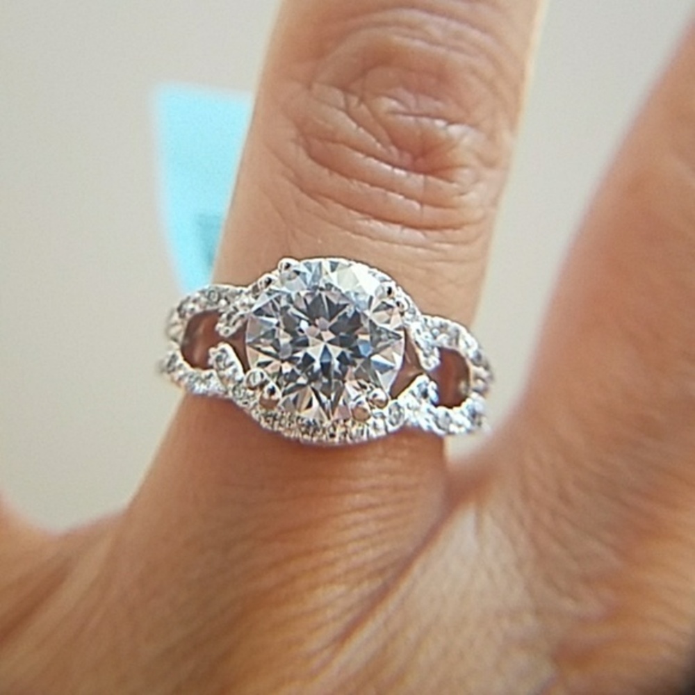 3ct Round Engagement Ring size 7
